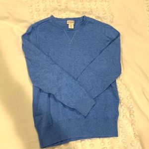 Crewcuts size 6-7 light blue sweater. Like new condition; cotton.